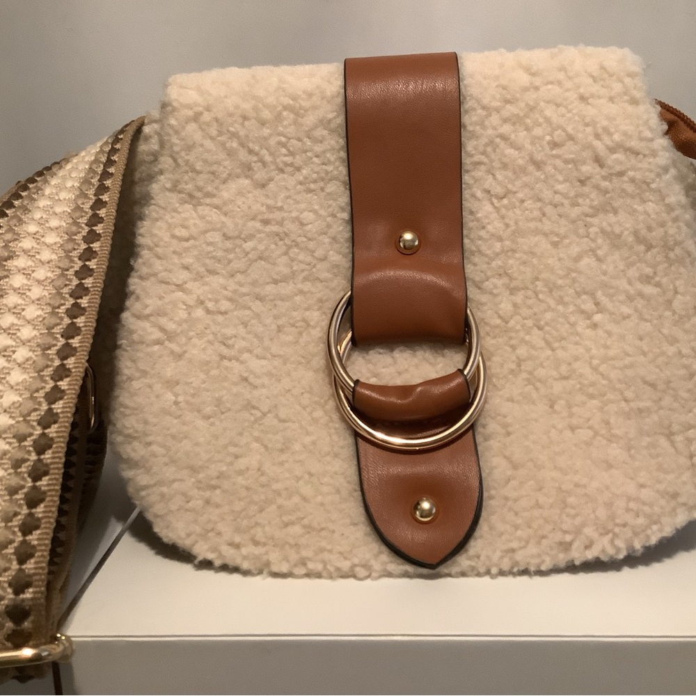 Balabooste  Paris purse beige cognac Brown crossover Bag